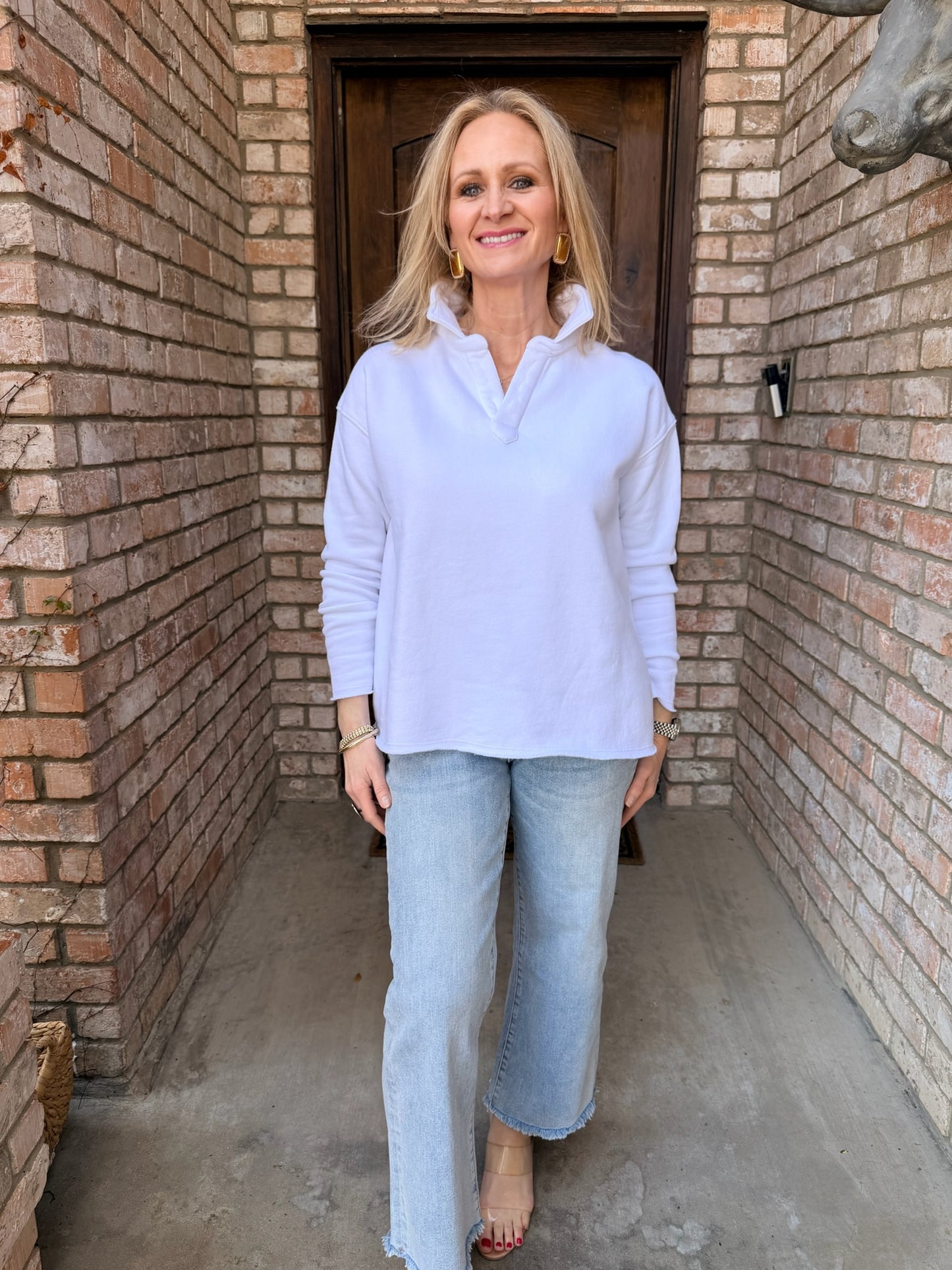 Malibu Vintage Henley Pullover