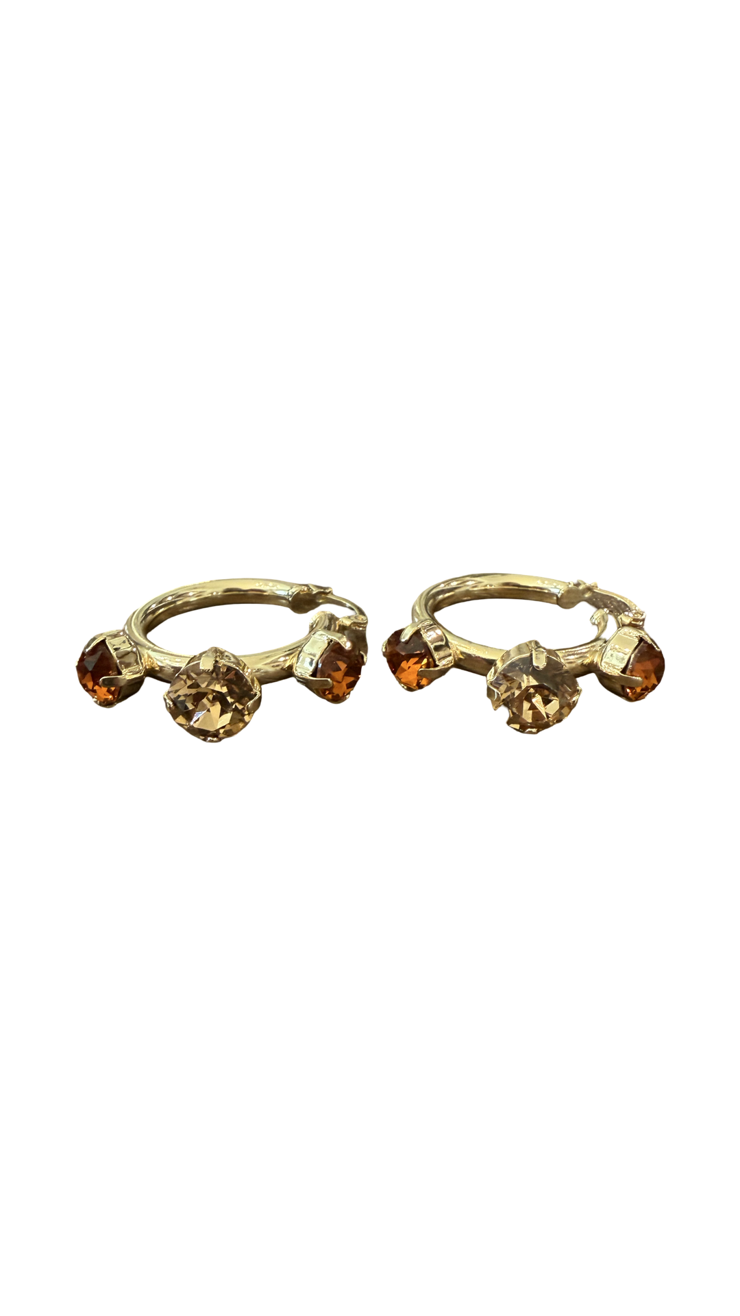 Gemma Hoop- Topaz