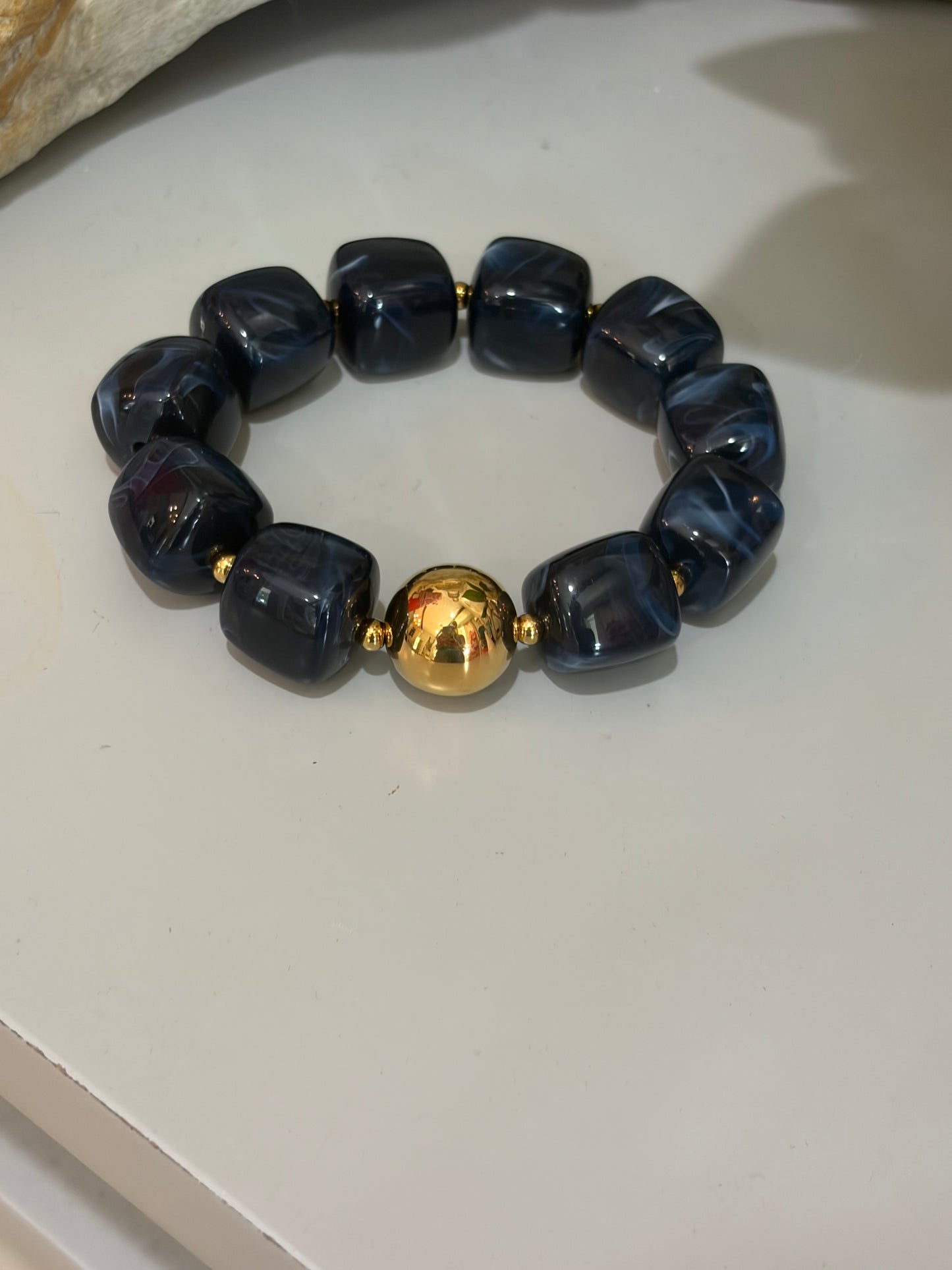 Wrist Candy Bracelet-Navy