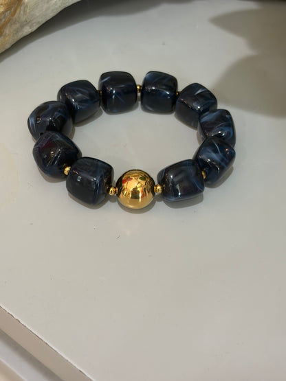 Wrist Candy Bracelet-Navy