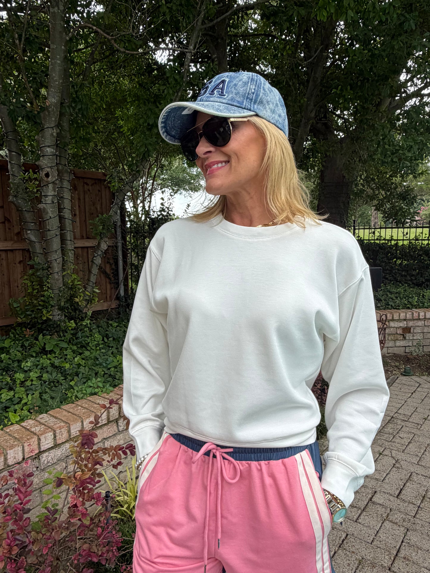 White Classic Pullover
