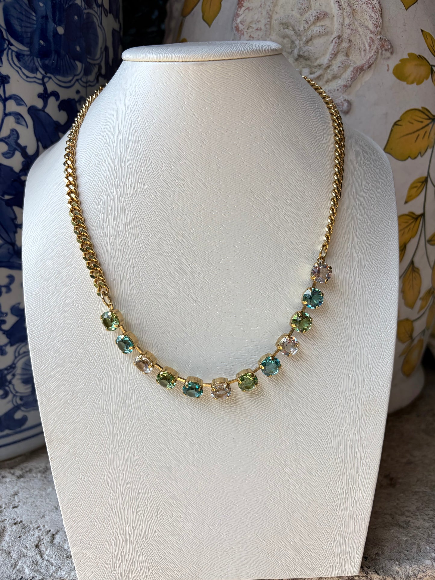 Mini Oakland Custom Necklace- Lime Light