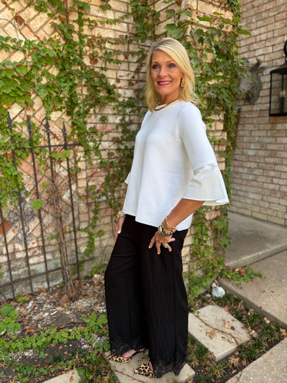 Black Tie Beauty Lace Pant