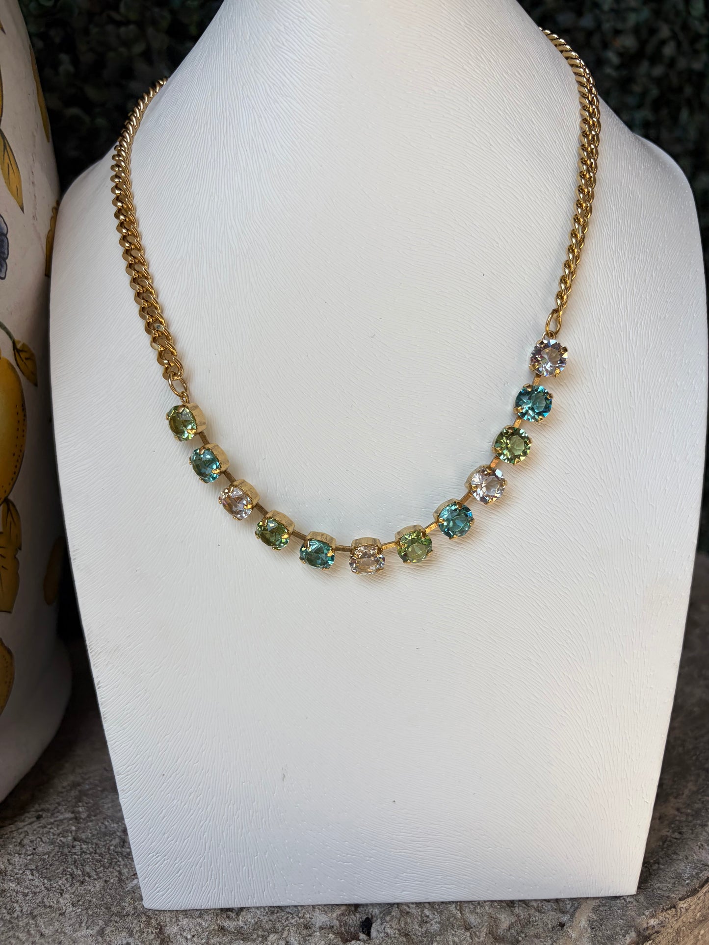 Mini Oakland Custom Necklace- Lime Light