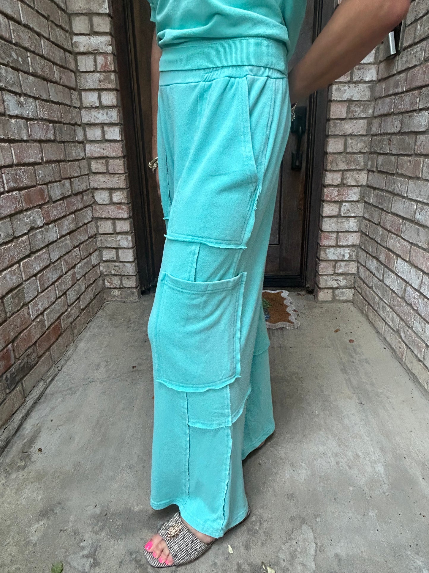 Turquoise Ease Lounge Pant