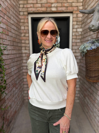 Elevated Cream Top