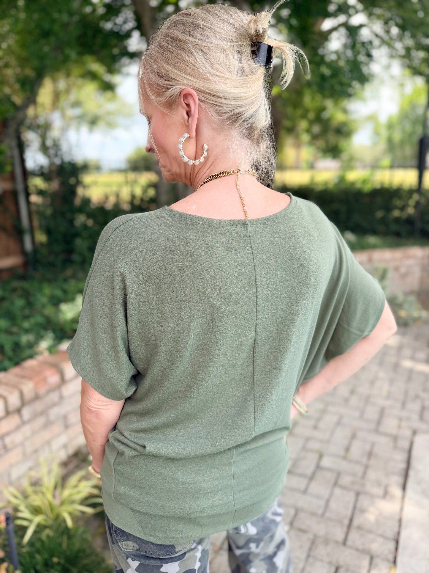 Dani Dolman Sleeve Top