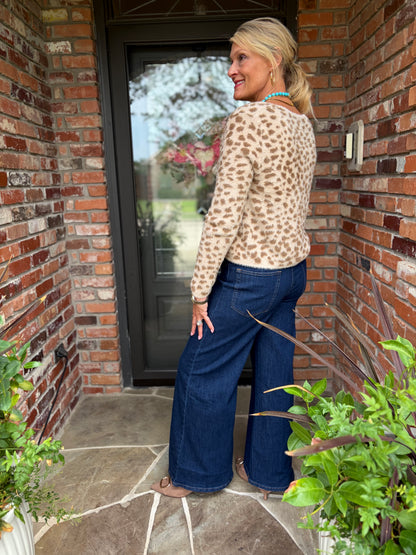 Savanna Chic Leopard Cardigan