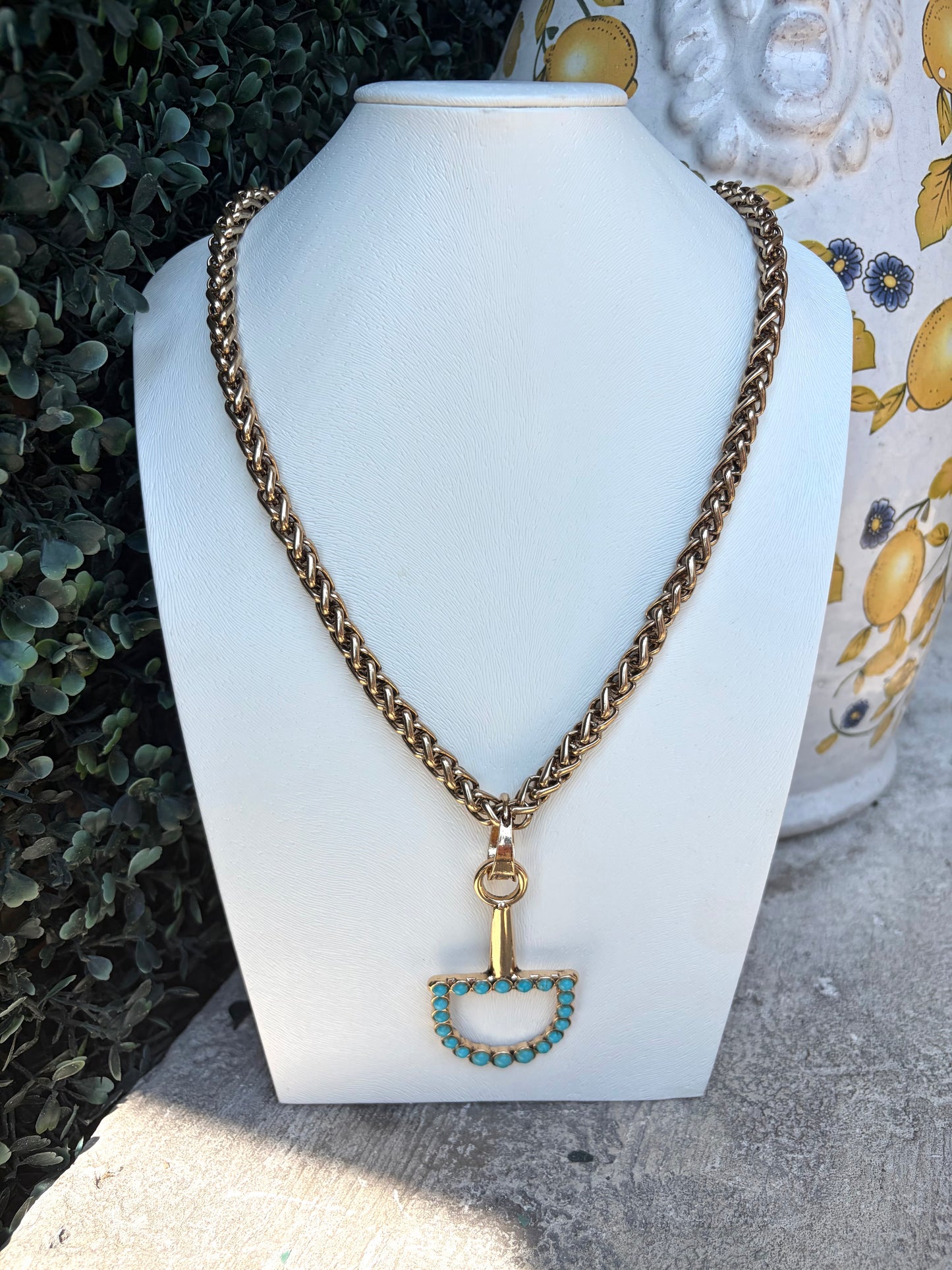 Sutton Horsebit Necklace