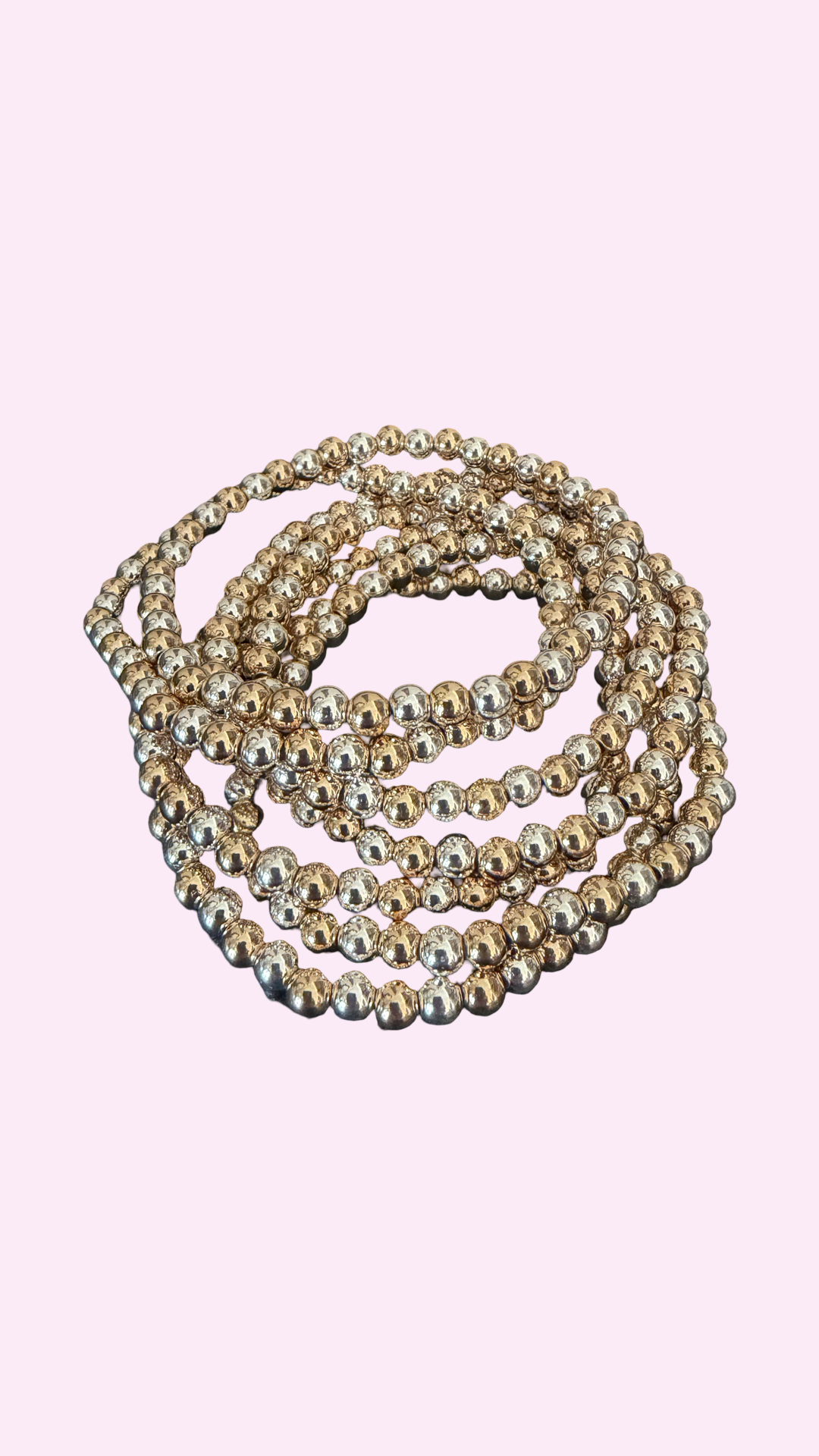 Wrapped in Beads Stack- Two Tone