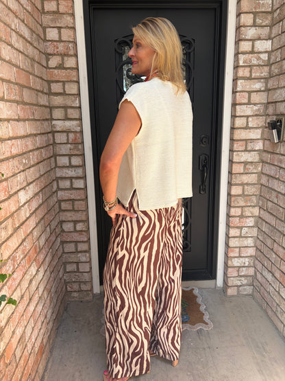 Ivory Oversized Summer Knit