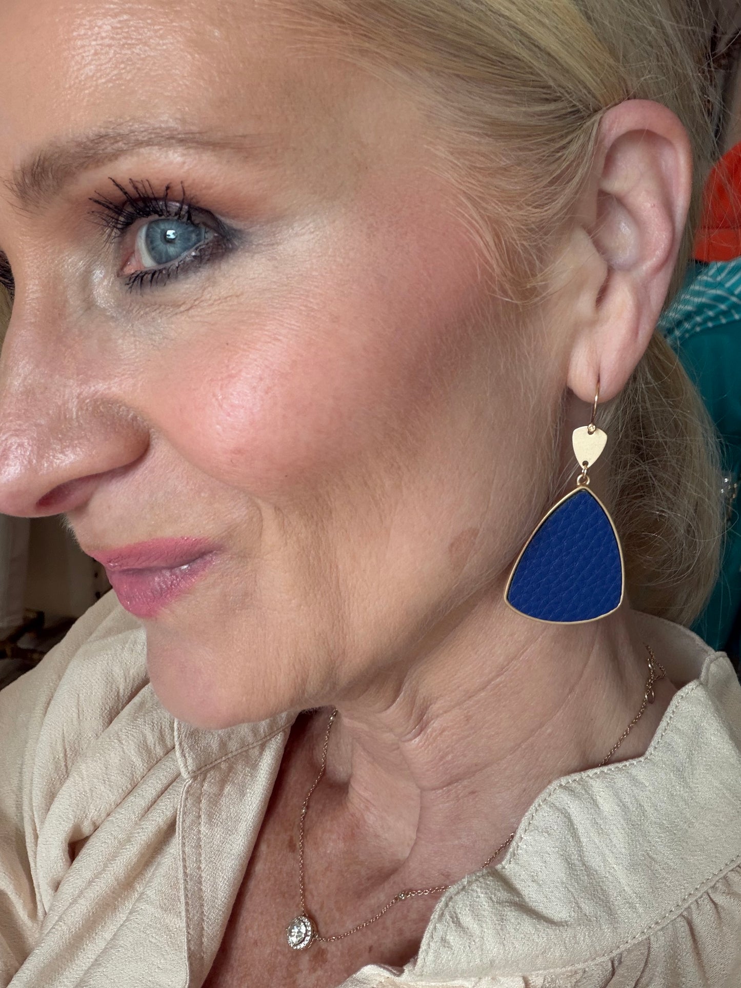 Royal Radiance Gold Dangle Earrings