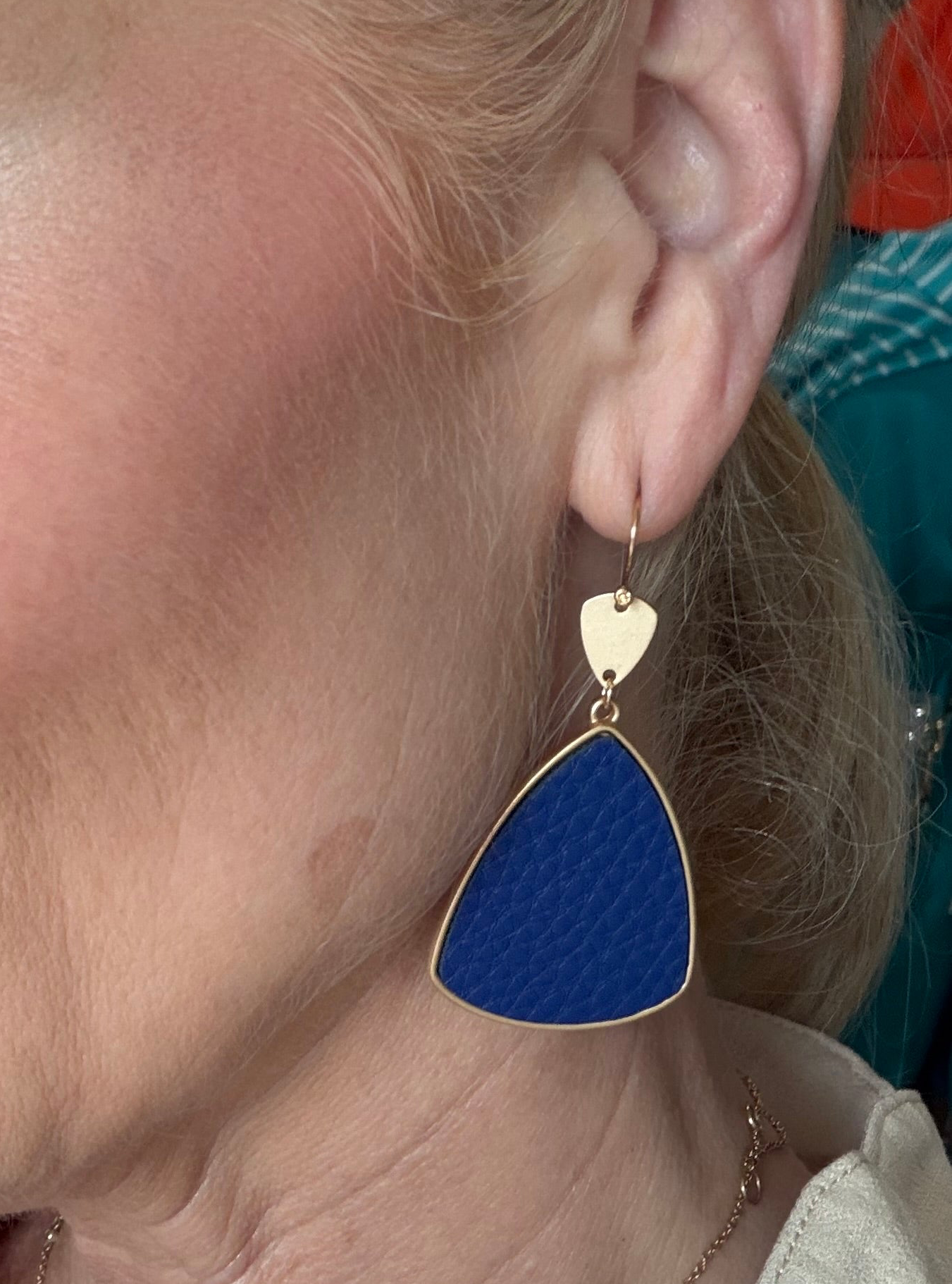 Royal Radiance Gold Dangle Earrings