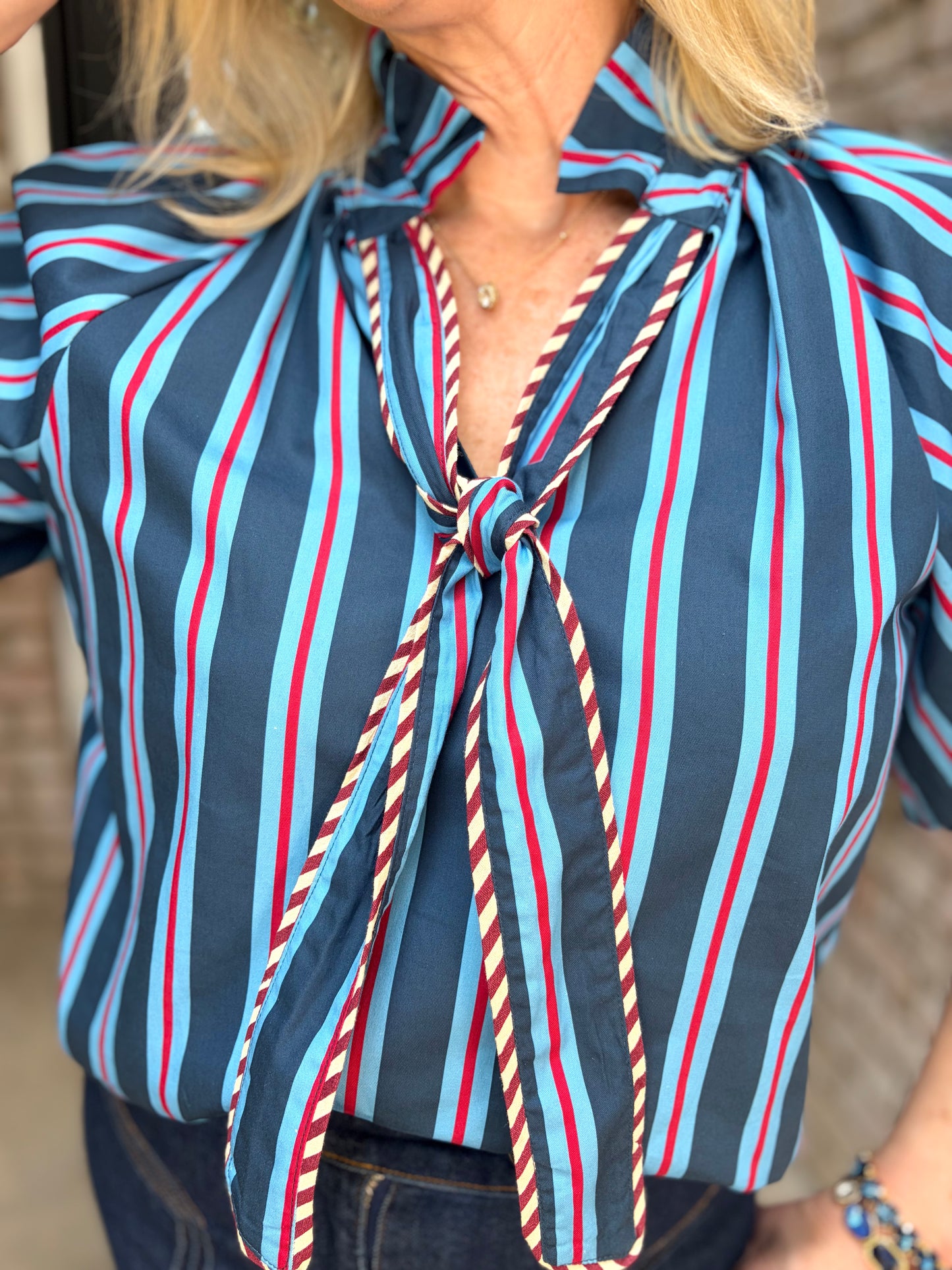 Ivy Lane Striped Blouse