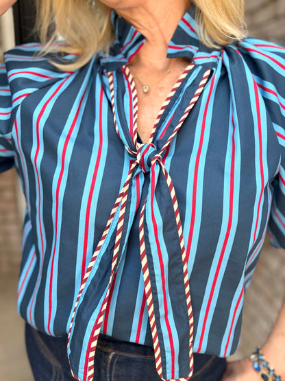 Ivy Lane Striped Blouse