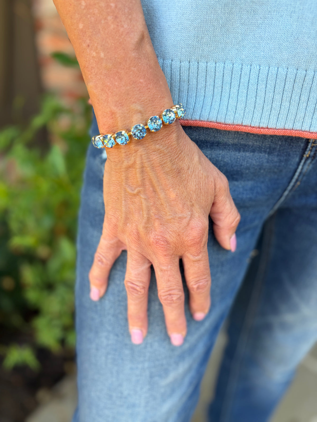 Brillant Moments Magnetic Bracelet-Baby Blue