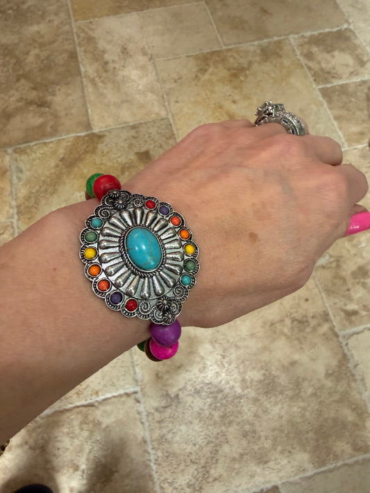 Painted Desert Concho Bracelet