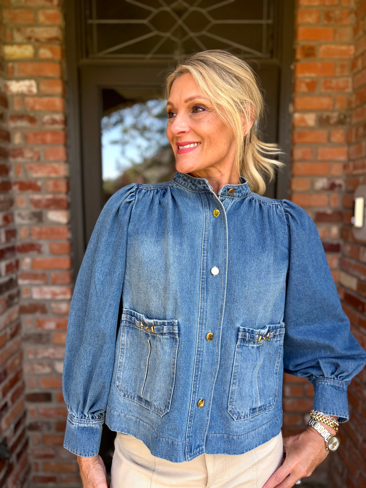 Dina Denim Luxe Jacket