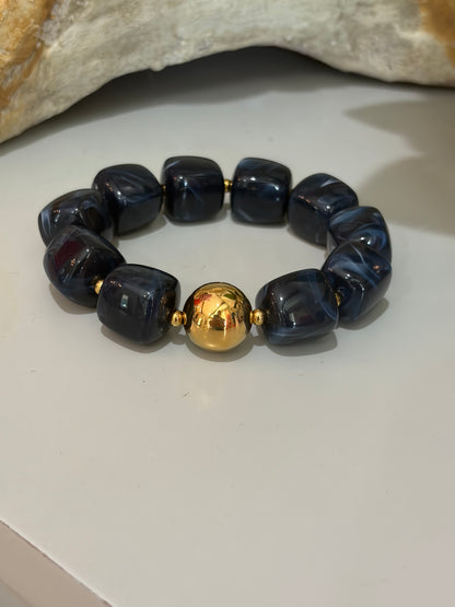 Wrist Candy Bracelet-Navy