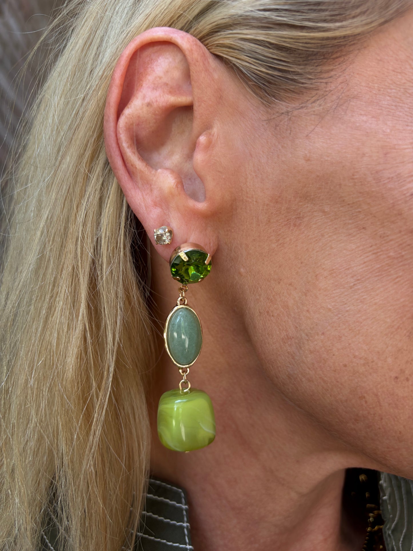 Simply Olive Earring