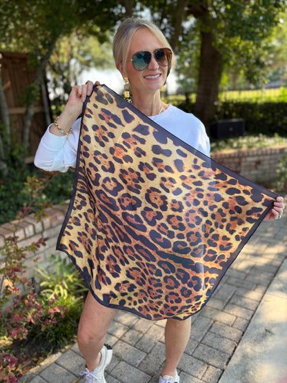 Lovely In Leopard Scarf