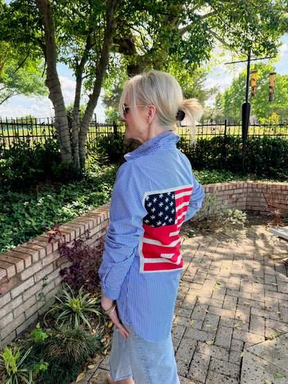 The Americana Oxford Blouse