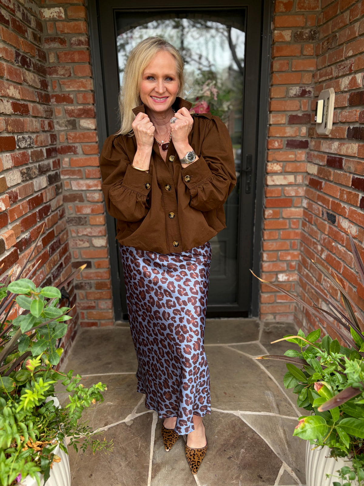 Wild About Blue Skirt
