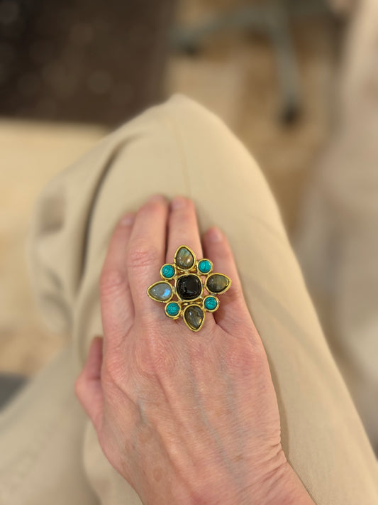 Juniper Turquoise Statement Ring