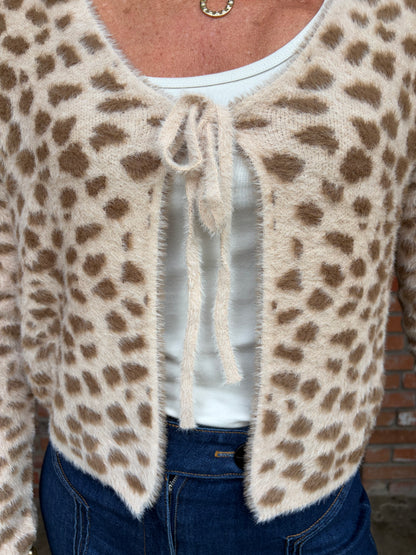 Savanna Chic Leopard Cardigan