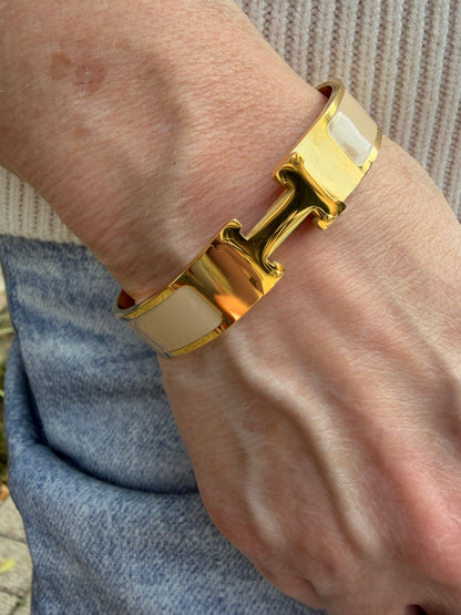 THE Initial Bracelet-Tan