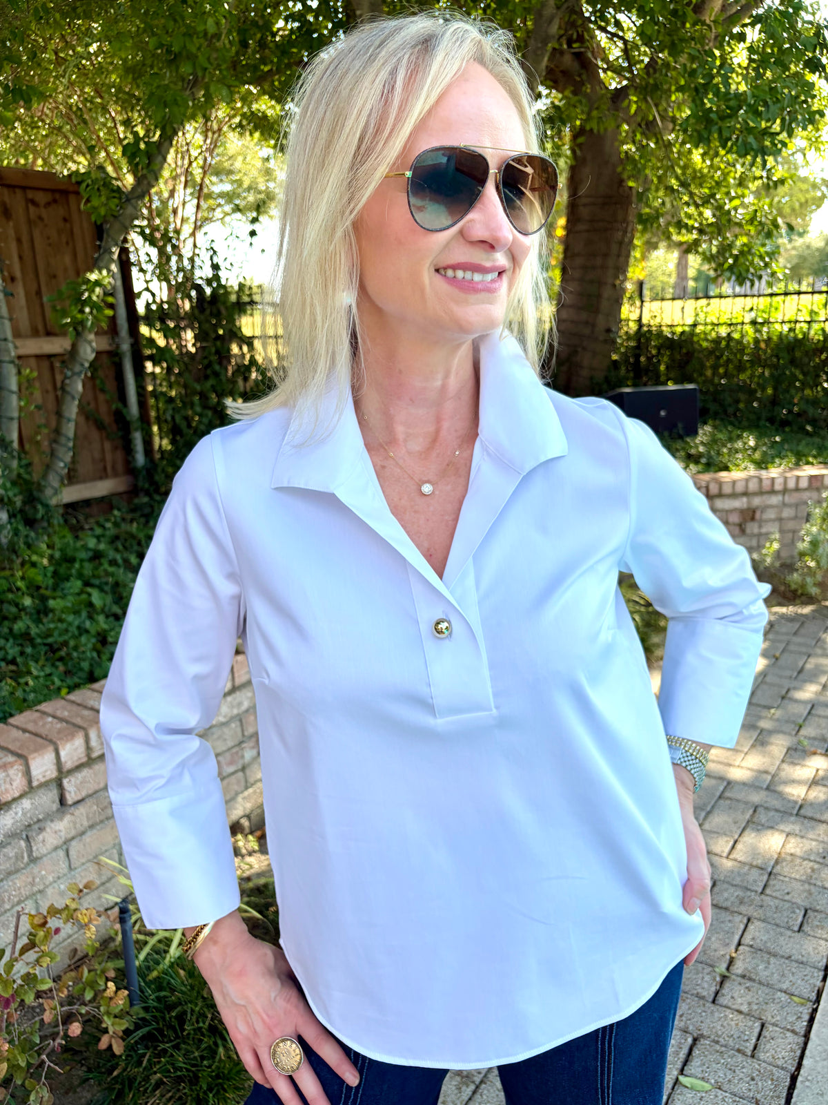 The Gold Standard Blouse