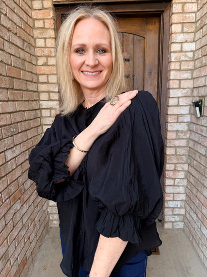 Brighton Black Blouse