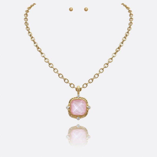 Lila Facet Necklace
