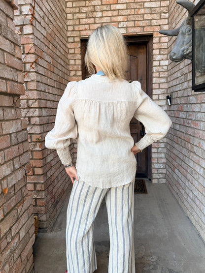 Linen Luxury Blouse