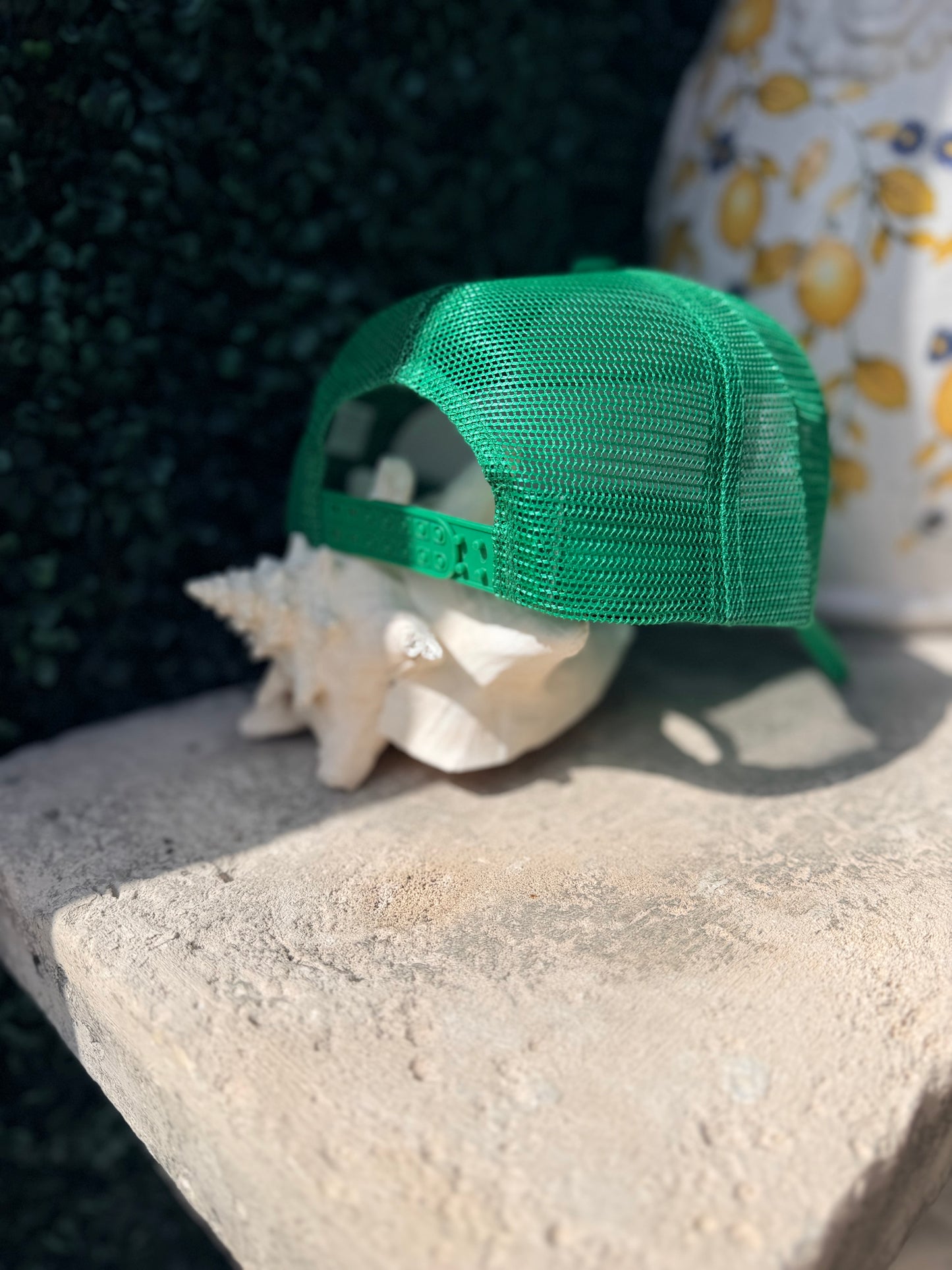 Tipsy Green Martini Trucker Cap