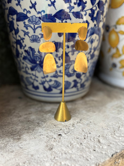 Daphne Gold Dangle Earrings