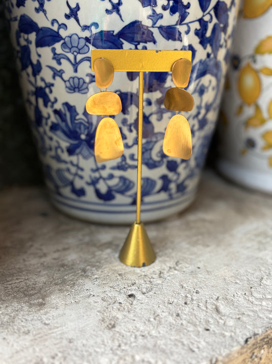 Daphne Gold Dangle Earrings