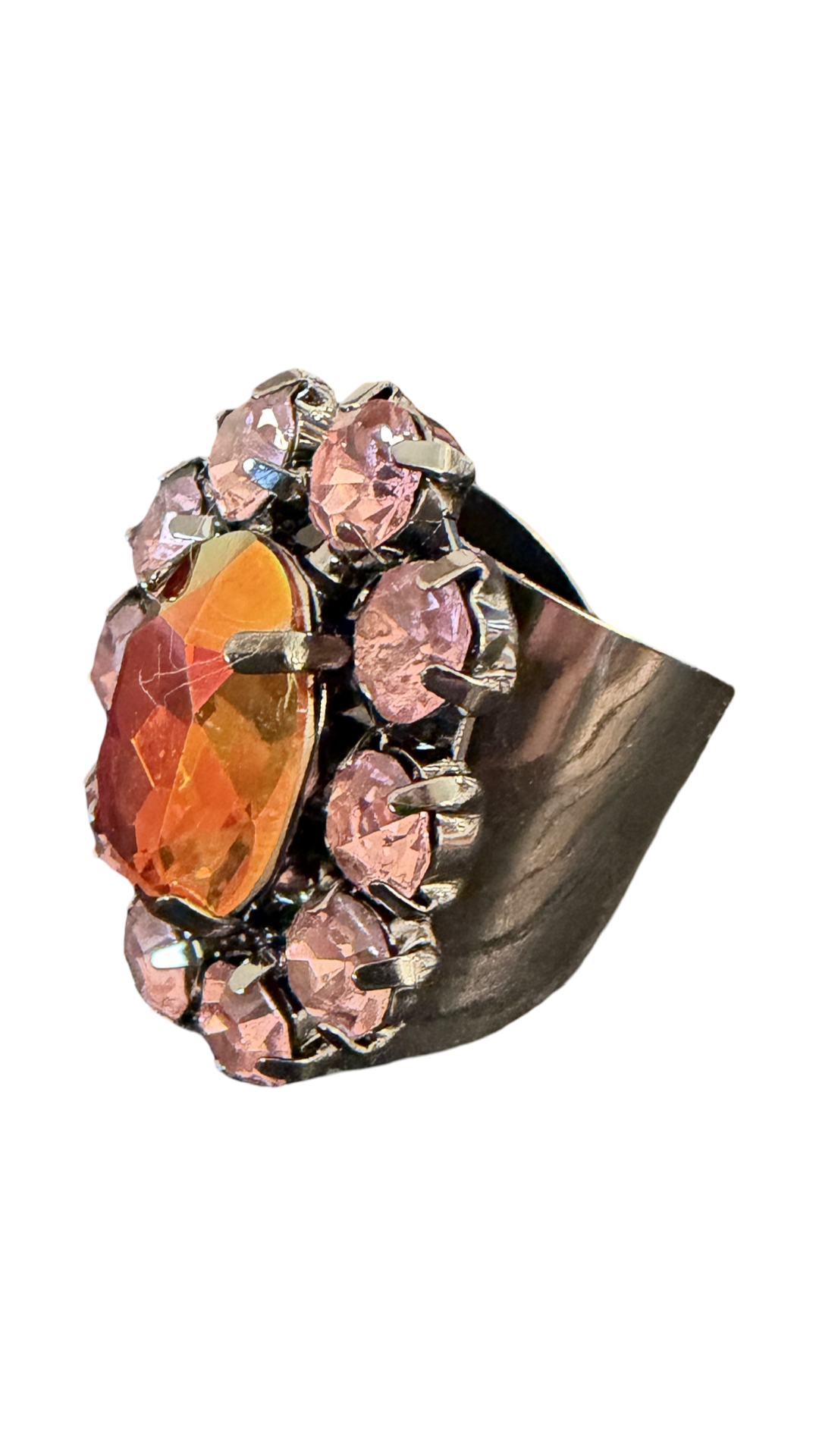 Sienna by Tova Rose Oval Ring- Pink
