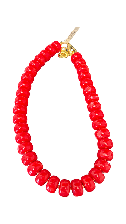 Sugarplum Necklace- Red