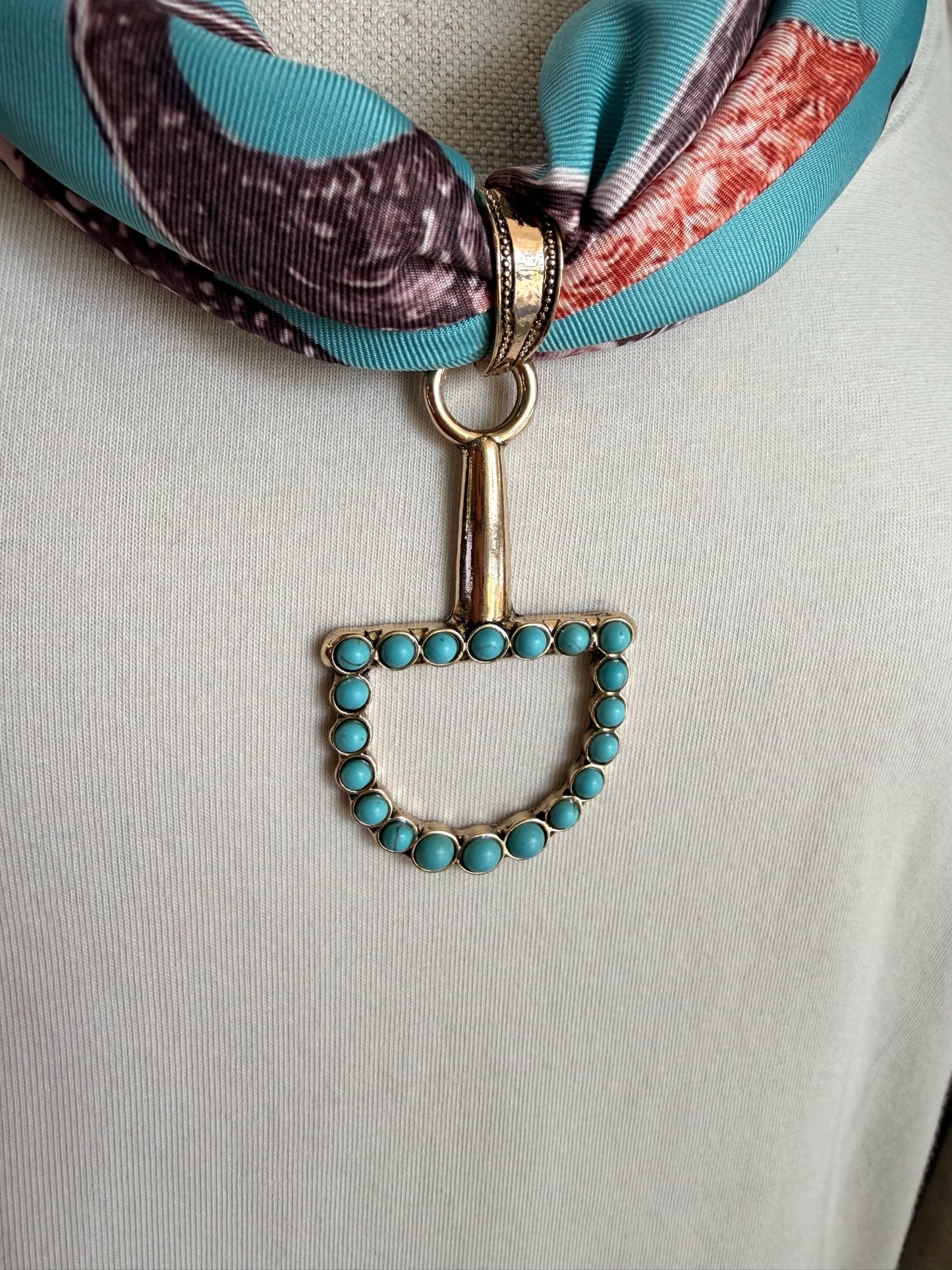 Turquoise Equestrian Charm