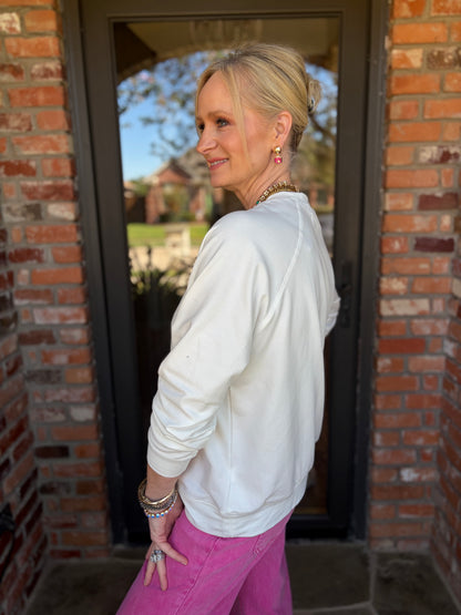 Pink Christmas Tree Girl SweatShirt