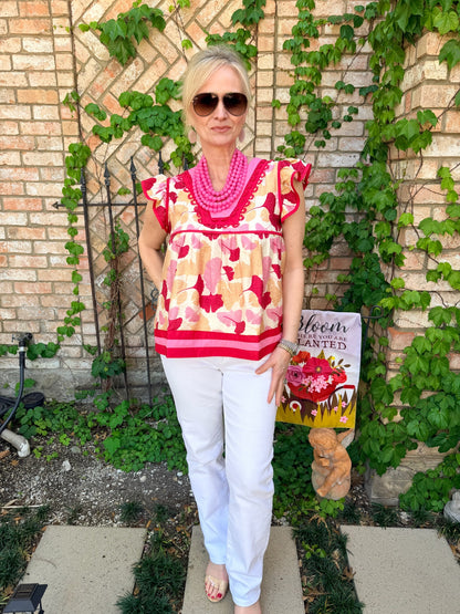 Blooming Blush Blouse