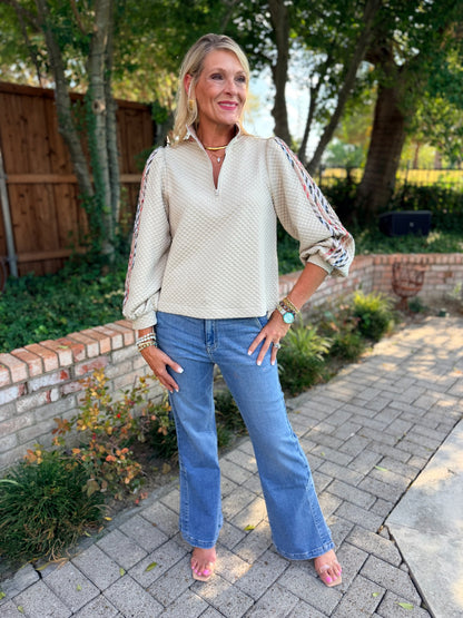 London Lane Textured Top