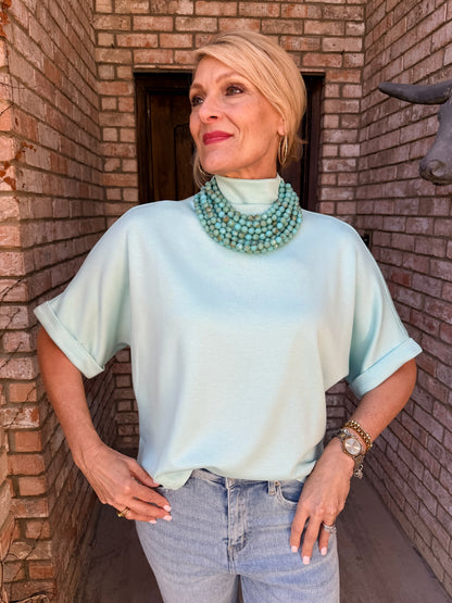 Seafoam Scuba Top