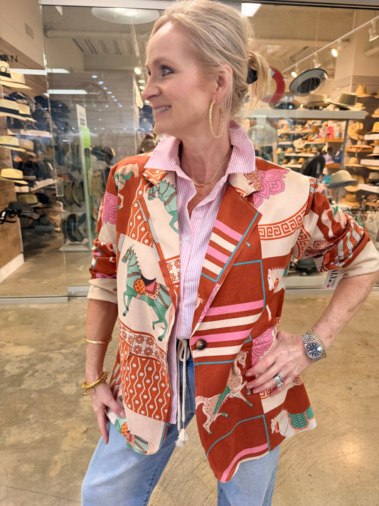 The Bianca Italian Equestrian Blazer