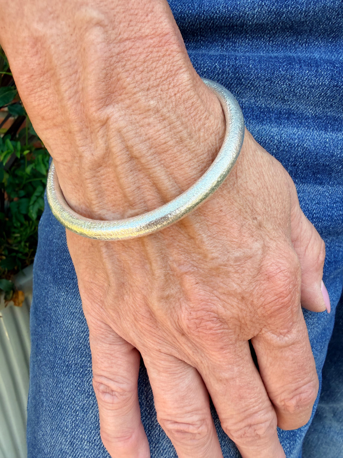 Daily Style Bangle -Silver