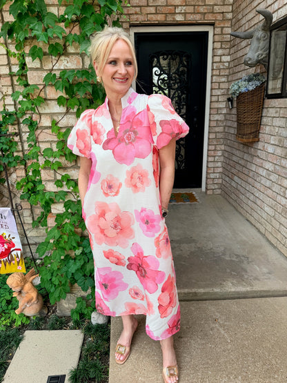 Hibiscus Haven Maxi Dress