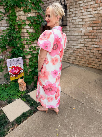 Hibiscus Haven Maxi Dress