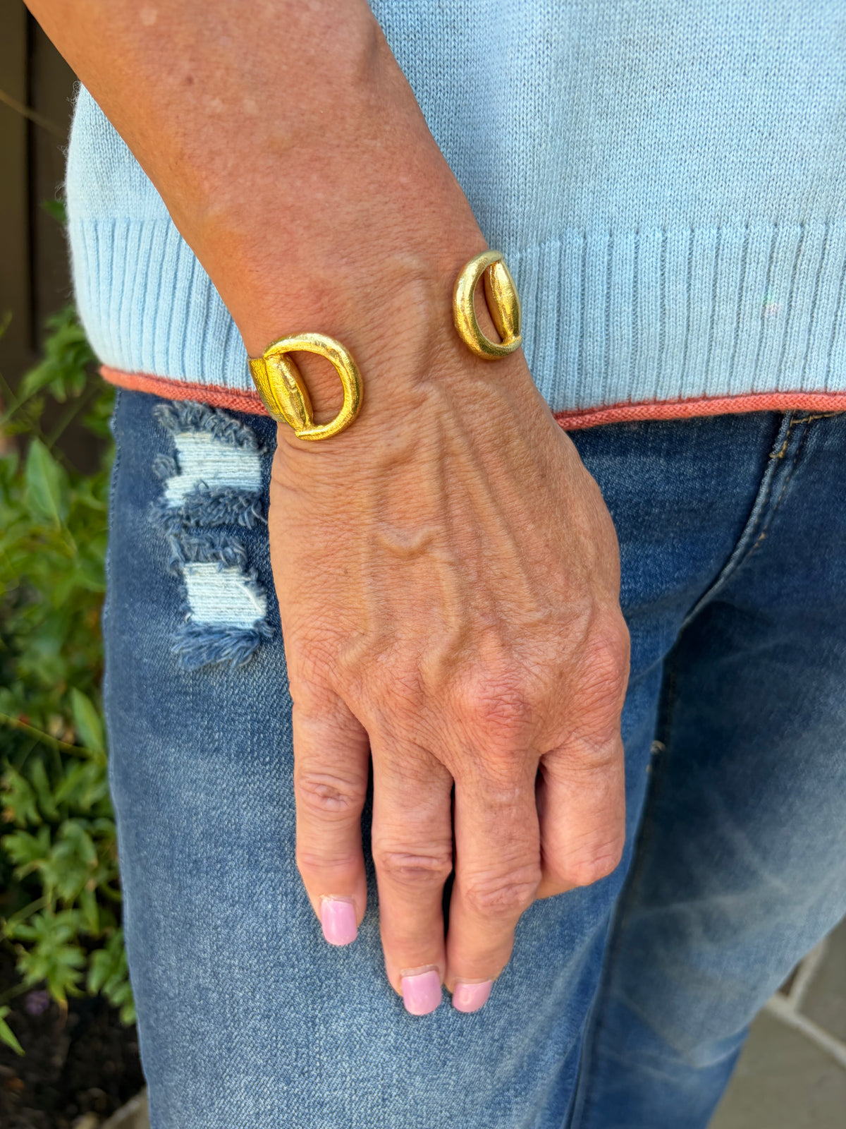 Buckle Gold Cuff