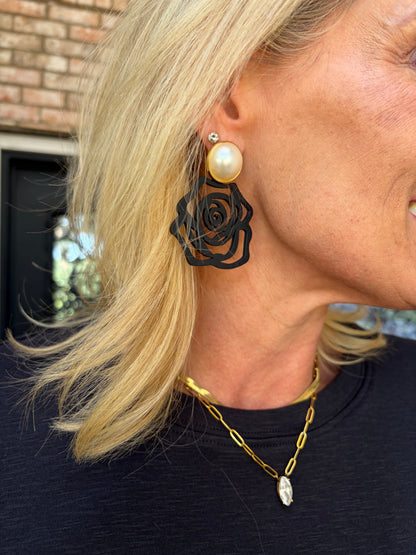 Pearls & Petals Earrings